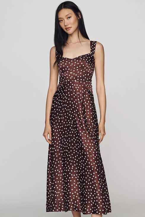Anthropologie Dresses & Skirts - New Anthropologie Jocelyn Sleeveless Slip Midi Dress by Maeve Size L